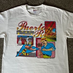 Vintage Puerto Rico Culture T Shirt